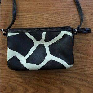 Easy Spirit Black Paisley Purse